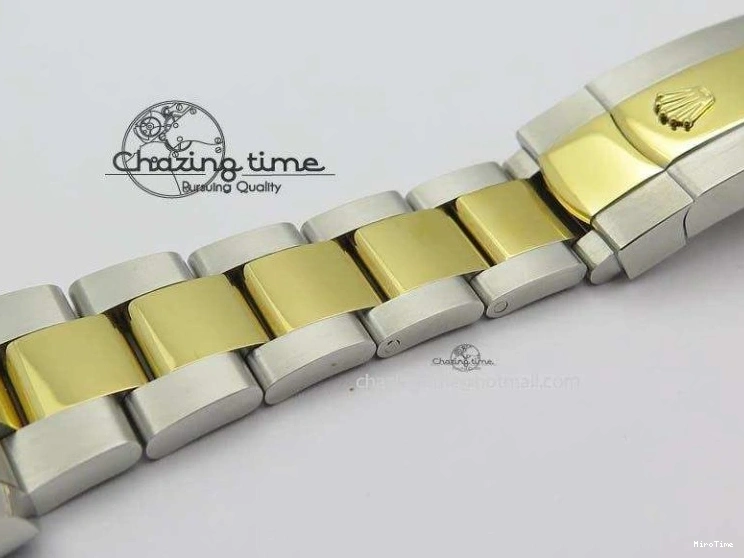 MiroTime 0415 Functional DateJust II 116333 SS YG 41mm EW Best Edition Gray Dial Roman Markers On SS Bracelet A 3823